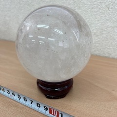 ヒマラヤ水晶丸玉 95mm 1200gの画像