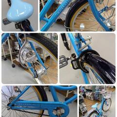 J547 ★多少使用感有り★子供自転車★DE ANGELIS★LEDオート★22インチの画像