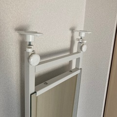 全身鏡　突っ張りミラー　姿見の画像
