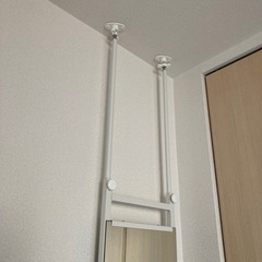 全身鏡　突っ張りミラー　姿見の画像