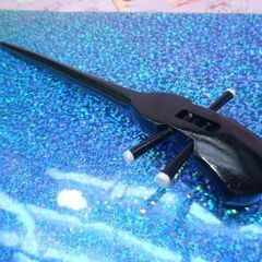 新品未使用　ジーアァ　4.500円　沖縄三線を模した　髪飾りの画像