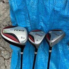 【❗️✨お得セット✨❗️】Fitway✨ゴルフクラブ11本セット⛳️初心者〜中級者に最適🌟キャディバッグ付き❗️の画像