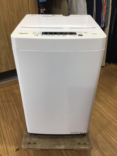 【1年間保証】Hisense(ハイセンス) 5.5kg 全自動洗濯機をご紹介します！トレジャーファクトリーつくば店