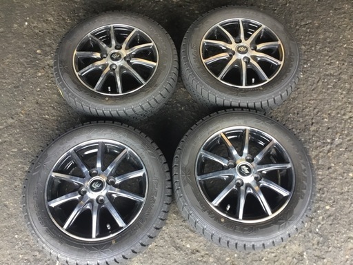 155/65R13 アルミホイール付スタッドレスタイヤ 4本セット