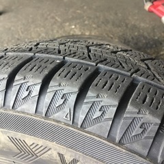 155/65R13 アルミホイール付スタッドレスタイヤ 4本セットの画像