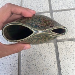 花瓶　焼き物の画像