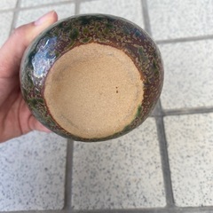 花瓶　焼き物の画像