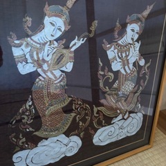 壁掛け布絵の画像