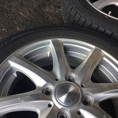 155/65R14 アルミホイール付スタッドレスタイヤ 4本セットの画像