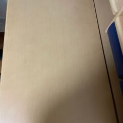 学習机とイス 青の画像