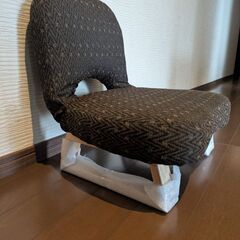 背もたれ付き座敷椅子の画像
