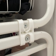 イケア 純正スチールラック接続部品の画像