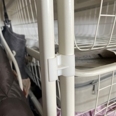 イケア 純正スチールラック接続部品の画像