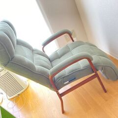 SUWALABO リクライニングチェア 定価2万弱 美品 一人用チェアの画像