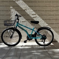 22インチ自転車(青/銀) LEDライト（取説付・防犯登録抹消済）京都市引渡希望 楽天市場】折りたたみ自転車 子供用 小学生 22インチ 女の子