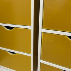 中古　本棚　引き出し　3点セットの画像