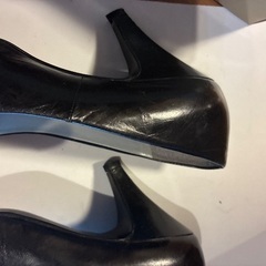 パンプス　黒23cm の画像