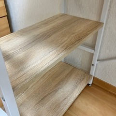 美品　パソコンデスク　シェルフデスク　リモートワーク　勉強机の画像