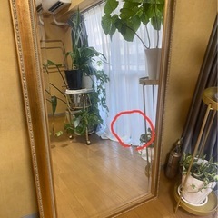 アンティーク　大型　姿見の画像