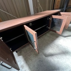テレビ台　茶色の画像