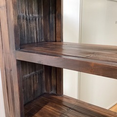 竹製オープンシェルフ【町田市再生家具】251258の画像