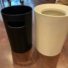 白のゴミ入れ 2重構造 美品の画像