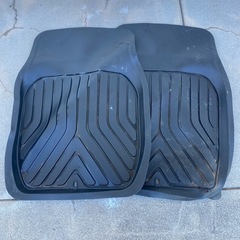車　フロアマット　前＆後ろ　計4枚ラバーの画像