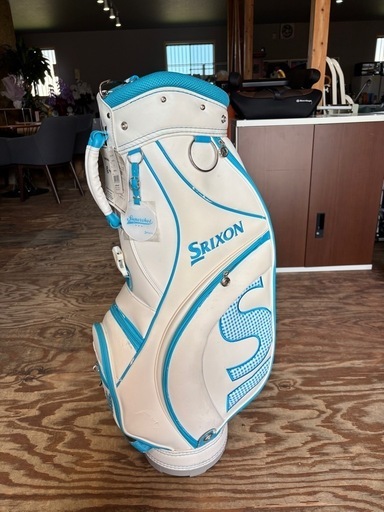 早い者勝ち✨️ 新品、長期保管品‼️ キャディバッグ ゴルフバッグ SRIXON スリクソン 水色 ホワイト