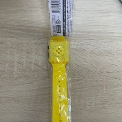 デジタルスクエアウォッチ 腕時計　黄色の画像