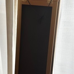 スタンドミラー　ゴールドの画像