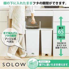 未使用　リス　ペダル式20Lゴミ箱　両開きの画像