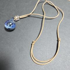 宇宙ガラス ペンダント ハンドメイド ネックレス 宇宙玉 宇宙の画像