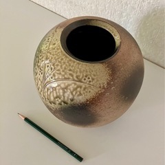 壺型　花器　陶器の画像