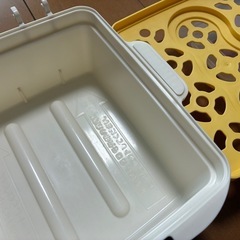 電子レンジスチーム消毒の画像
