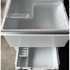 ⭐︎ Hisense 282L ノンフロン冷蔵庫 3ドア HR-D2801W 2020年製 札幌市白石区本通の画像