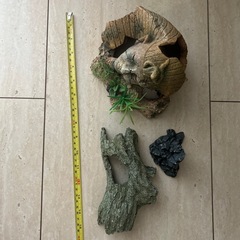 水槽用オブジェ３点の画像