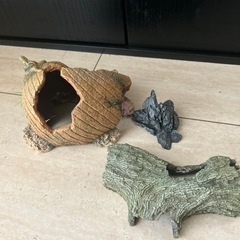 水槽用オブジェ３点の画像