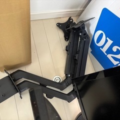 モニターアーム+モニター2台 PC acerの画像