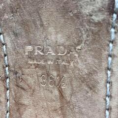 プラダ PRADA リネアロッサ レディースブーツ 36 1/2 23.5cmの画像