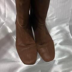 プラダ PRADA リネアロッサ レディースブーツ 36 1/2 23.5cmの画像