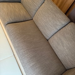 ニトリ　3名掛けソファの画像