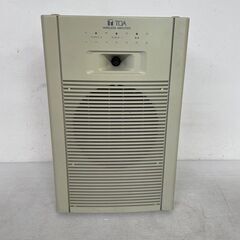 【TOA】トーア ワイヤレスアンプ カセットプレーヤー WA-1802C 100V マイク付き 通電確認済 ハンドマイク 現状品 Y1939の画像