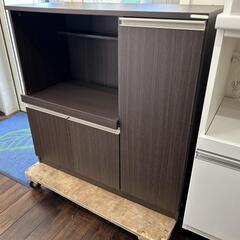 北九州市福岡市限定　松田家具　レンジボード　キッチン収納 ☆ 北九州、福岡市周辺配送可【松田家具】レンジボード 食器棚