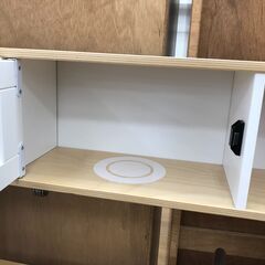 ★リユースのサカイ春日部店★KJ11043 IKEA おままごとキッチン ナチュラル/ホワイト H104×W72×D40 クリーニング済みの画像