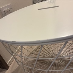 IKEA KVISTBRO収納テーブル ホワイトの画像