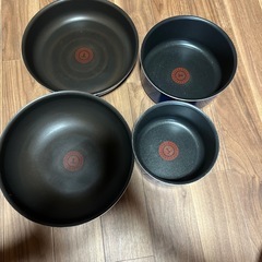 ガス火専用 ティファール9点セット美品の画像