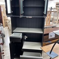 ★レンジボード　食器棚　キッチン収納　💳自社配送代引き可💳※現金、クレジット、スマホ決済対応※   　　の画像