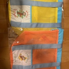 おさるのジョージ　メッシュ　トートバッグの画像