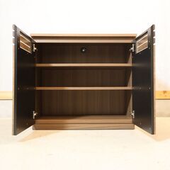 REMONTE ルモンテ ウォールナット キャビネット サイドボード 収納 REMONTE(ルモンテ) キャビネットです。ウォールナット天然木を使用した