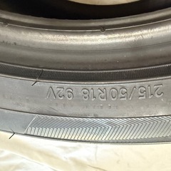 215/50r18  新品タイヤ　1本　トヨタイヤの画像